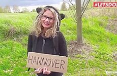 LETSDOEIT - Busty Hitchhiker Milf Izzy Mendosa Pays With Pussy For Her Travel To Hannover