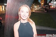 Shy 18yo Ukrainian teen dating in german street and picked up