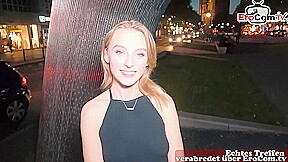 Shy 18yo Ukrainian teen dating in german street and picked up