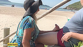 She Loves Doing Anal In Public On The Beach - Real Amateur