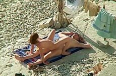 Couple Share Hot Moments On Public Nudist Beach - Outdoor Voyeur Sex