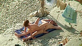 Couple Share Hot Moments On Public Nudist Beach - Outdoor Voyeur Sex