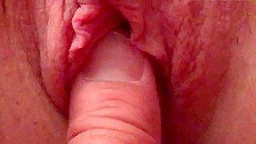 Playing with my wife pretty pussy and big juicy clit