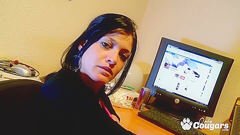 Dark Haired Lady Lana Fever Gagging And Getting Laid